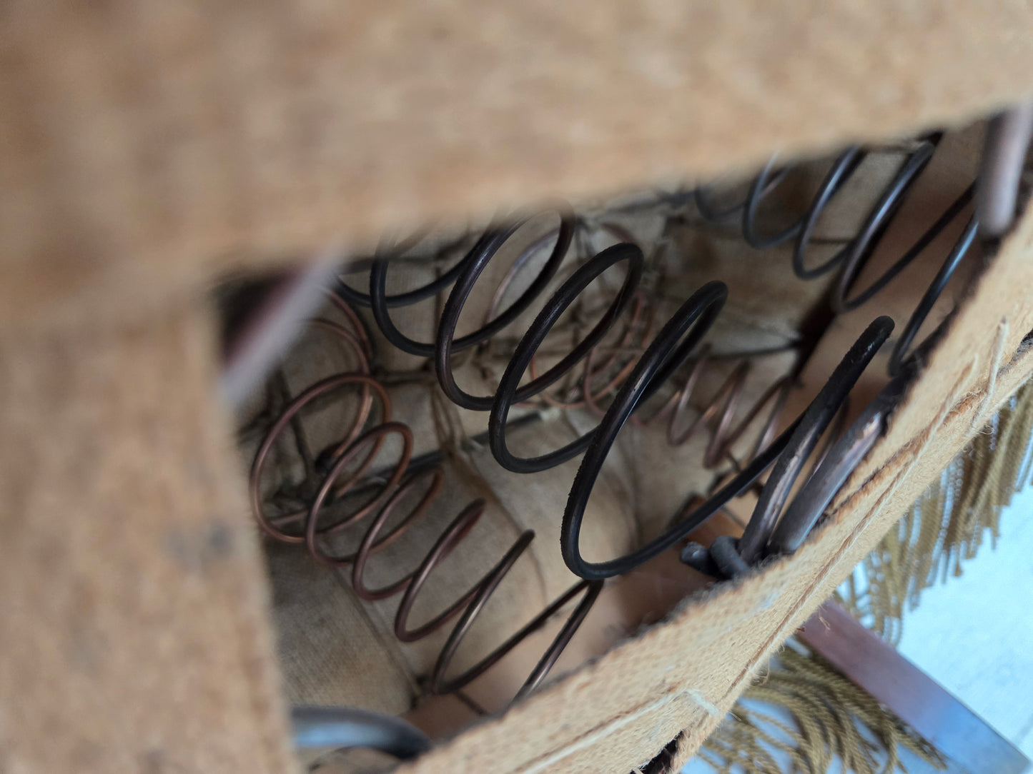 1960s, Danish 3-seater sofa, honey-yellow furniture velour, beech wood.