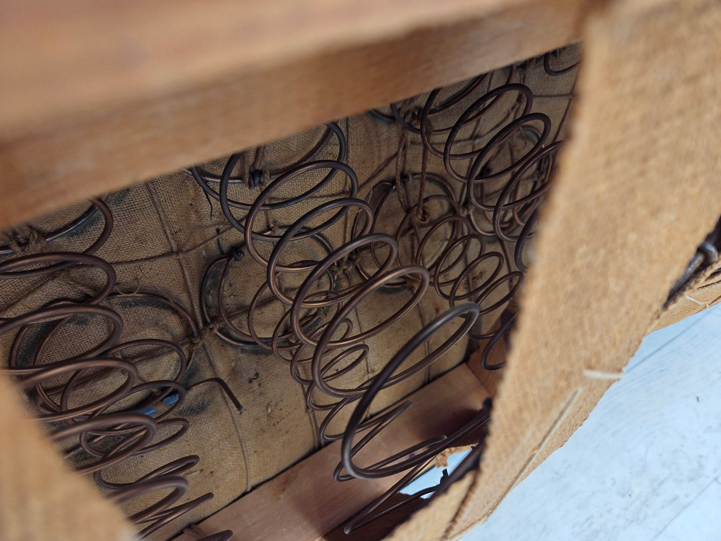 1960s, Danish 3-seater sofa, original condition, furniture wool/cotton fabric.