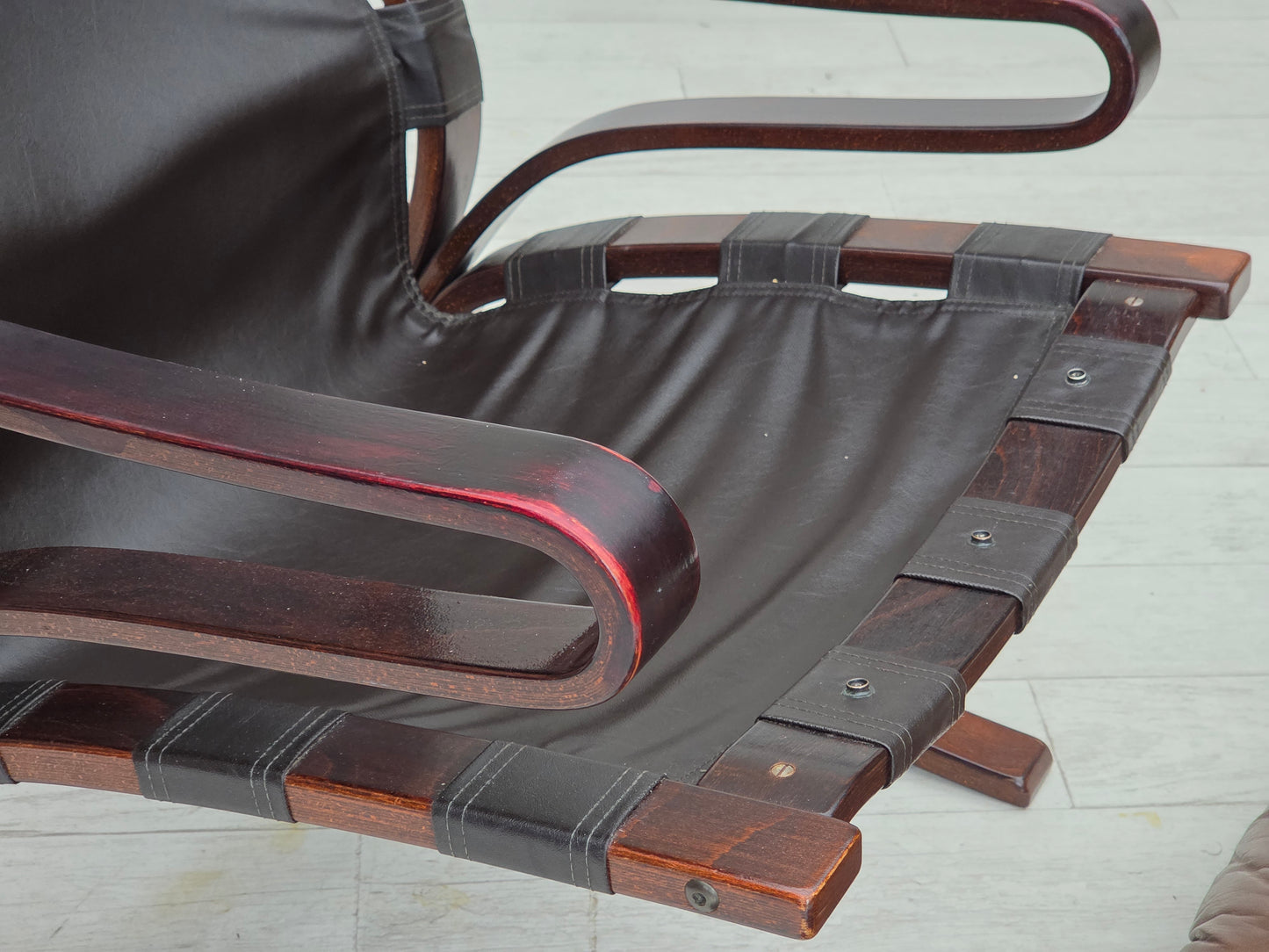 1970s, Norwegian design by Erde & Nordhal Solheim, lounge chair, model "Kengu".