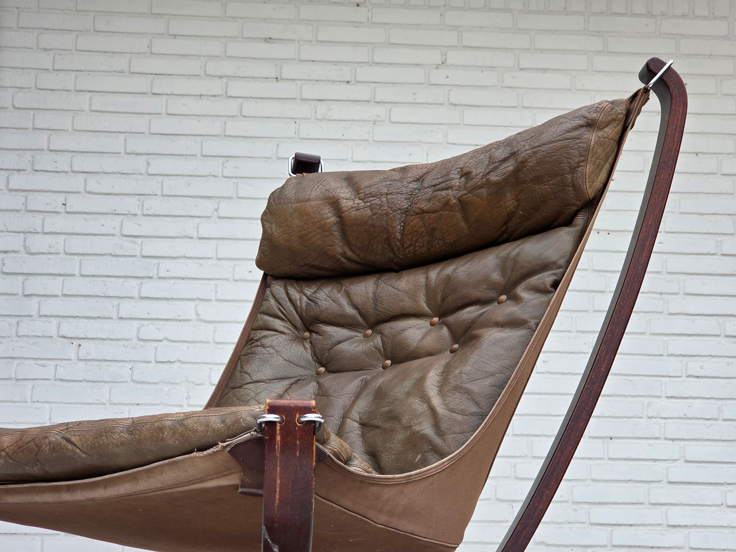 1970s, Norwegian design by Sigurd Ressel, lounge chair, model "Falcon".