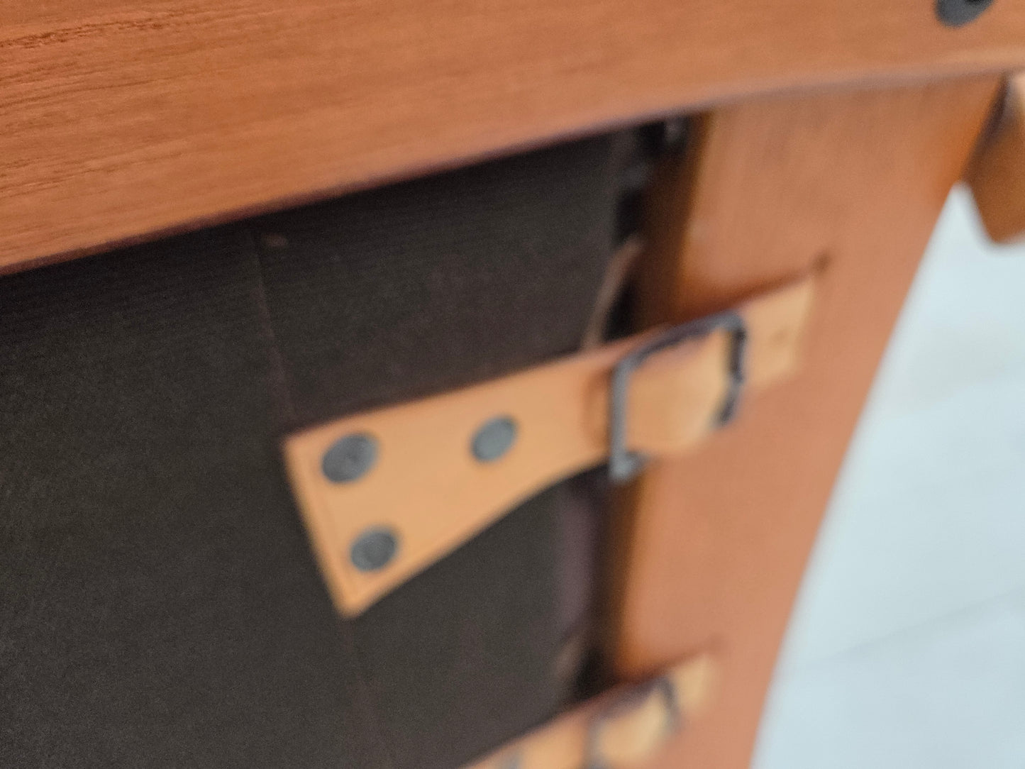 1970s, Danish armchair by Komfort, furniture leather, canvas, bent wood.