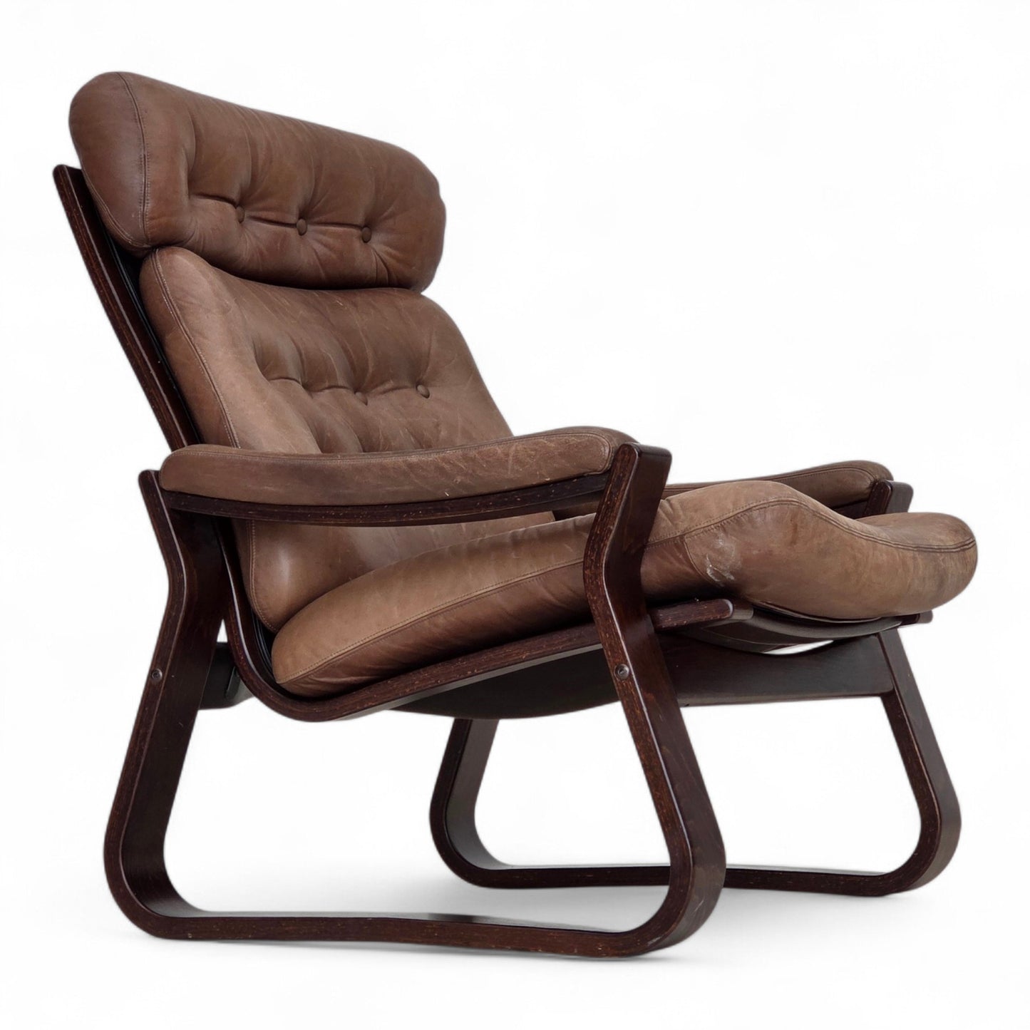 1970s, Danish design by Georg Thams, lounge chair, furniture leather.