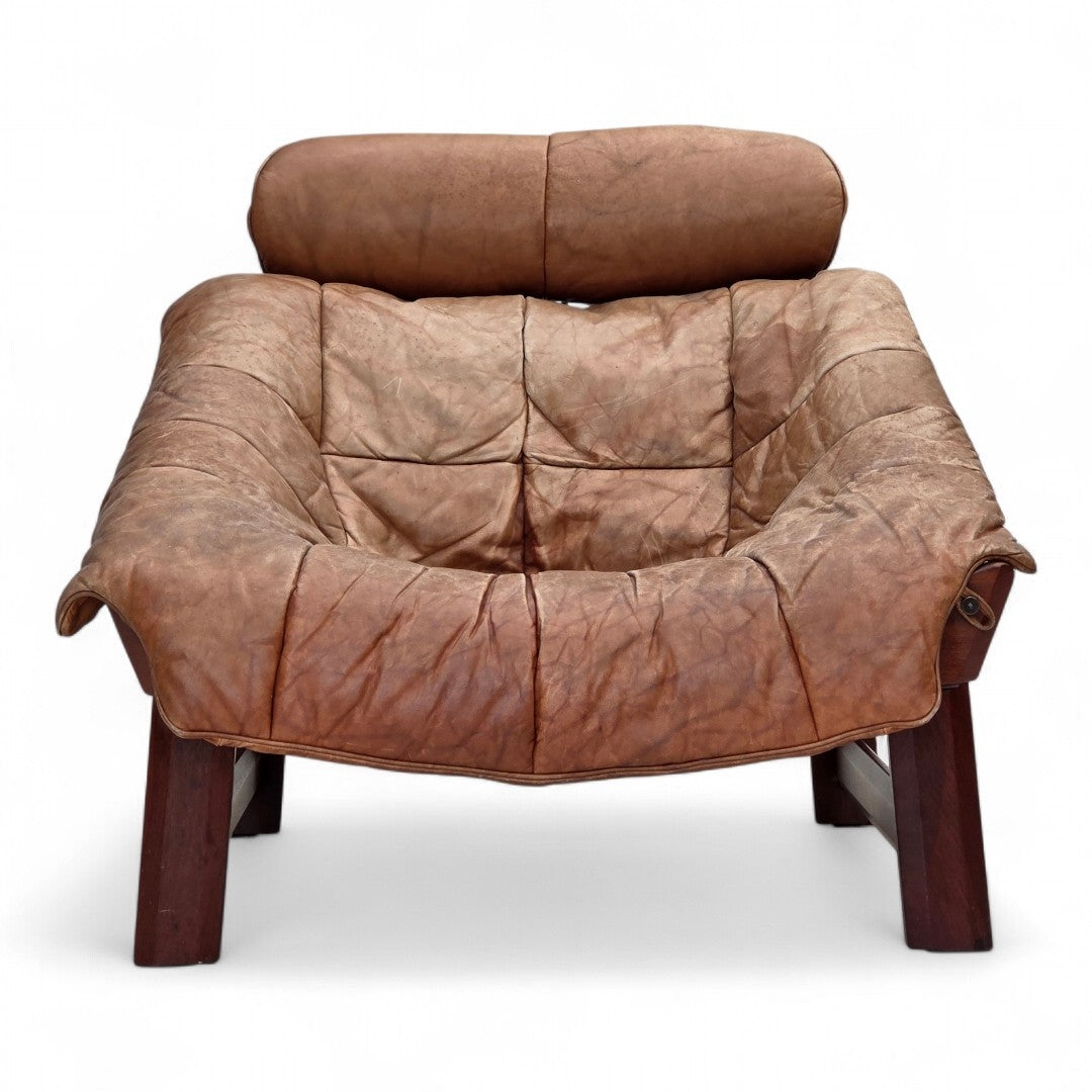 1970s, Norwegian design by Jan Erik Lindgren, armchair model "Amazon"