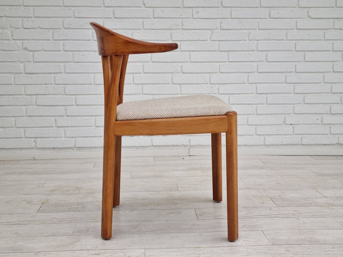 1960s, Danish design, armchair, teak wood, wool, original condition.