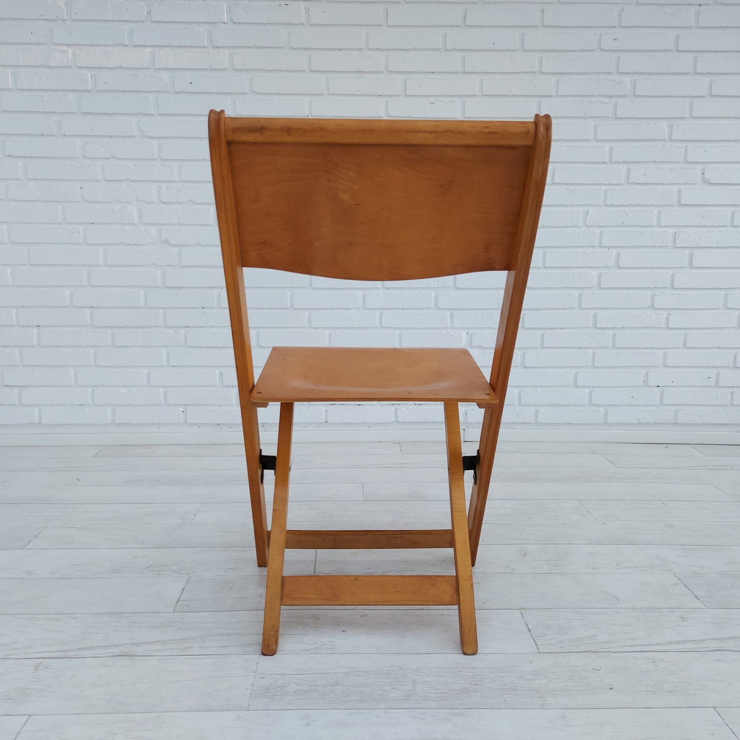 60s, Danish design, set of 3 pcs conference folding chairs, plywood.