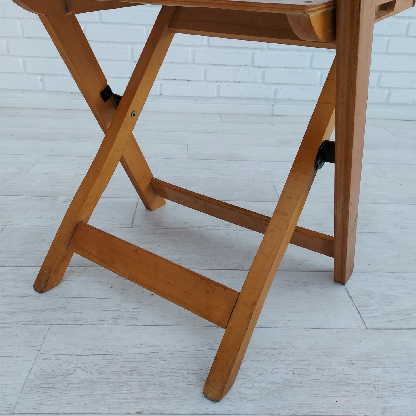 60s, Danish design, set of 3 pcs conference folding chairs, plywood.