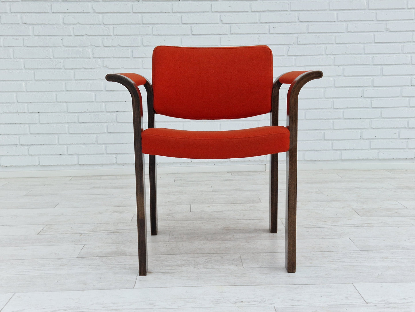 1980s, Danish design by Magnus Olesen, pair of armchairs, original condition.