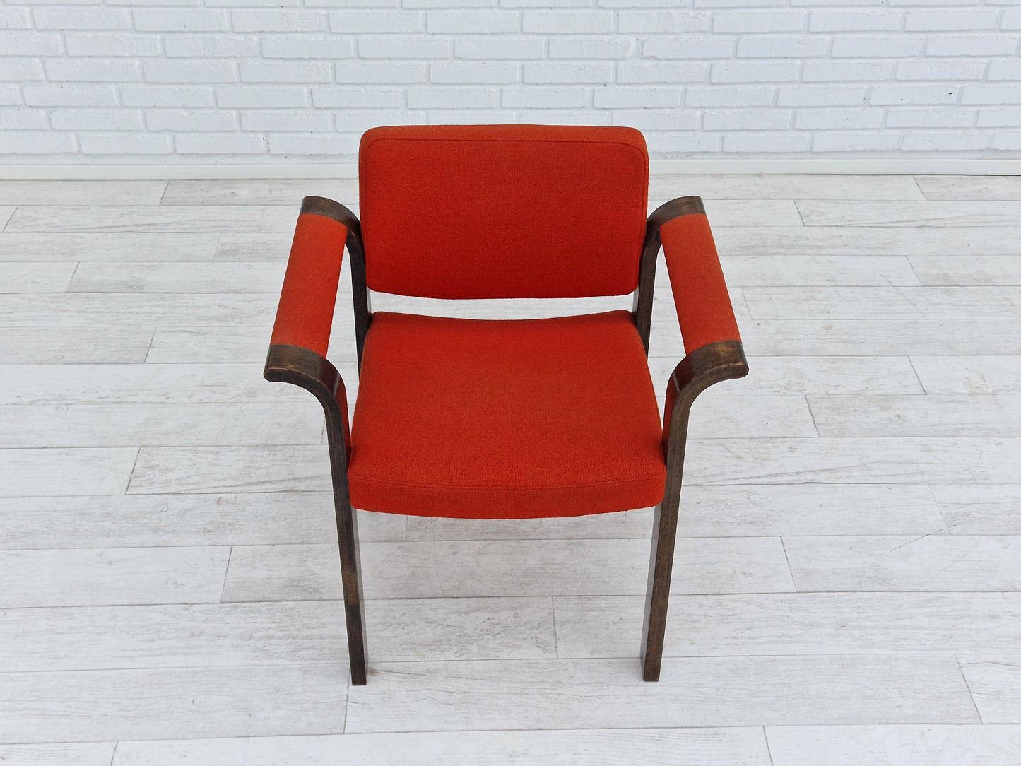 1980s, Danish design by Magnus Olesen, pair of armchairs, original condition.