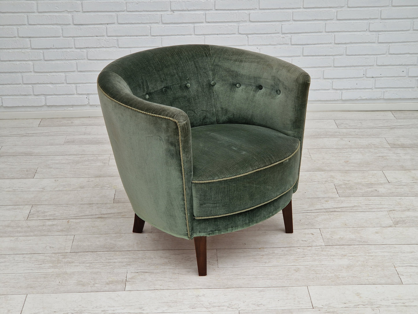 1960s, Danish design, curved loungechair, original very good condition.