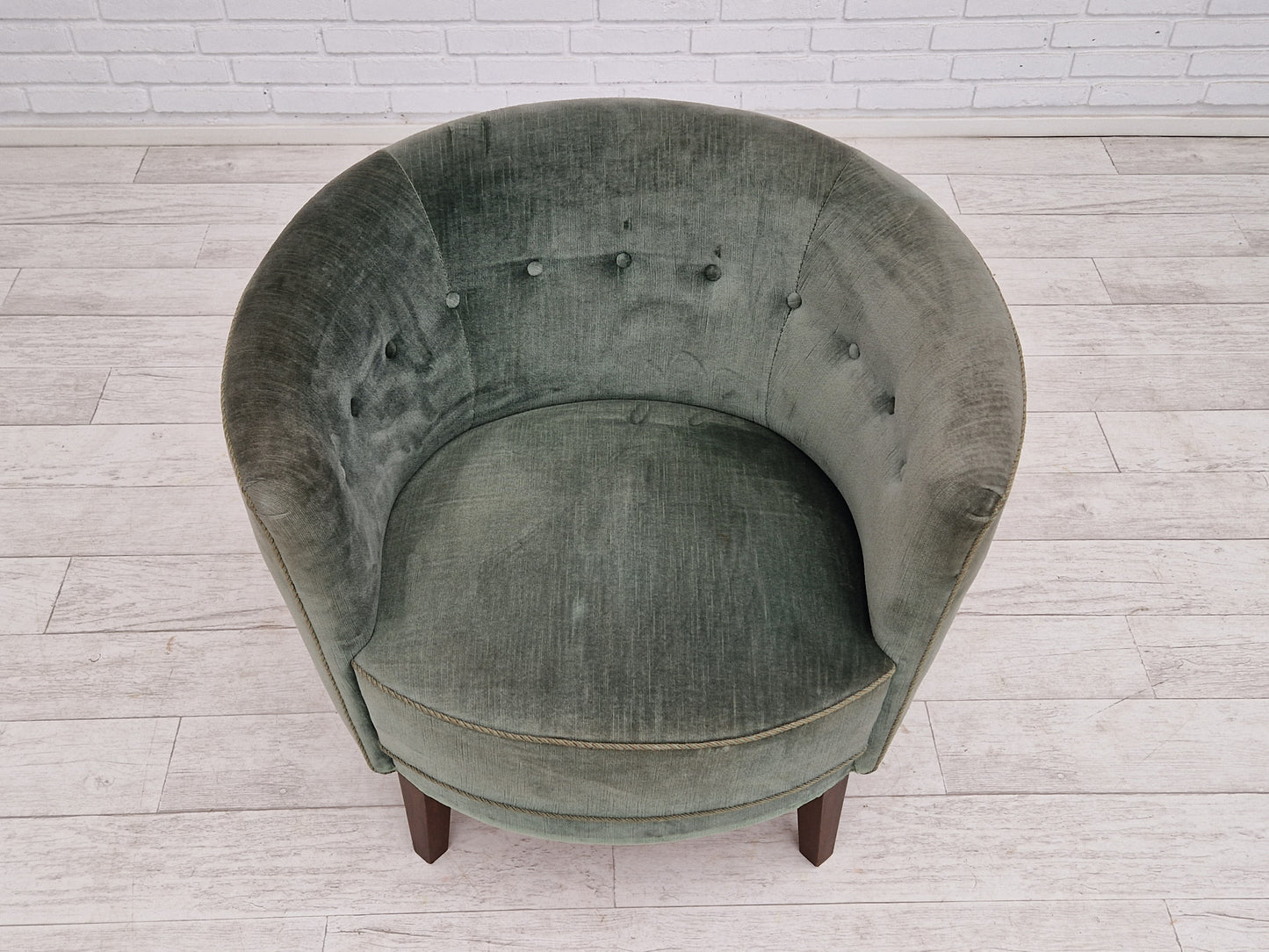 1960s, Danish design, curved loungechair, original very good condition.