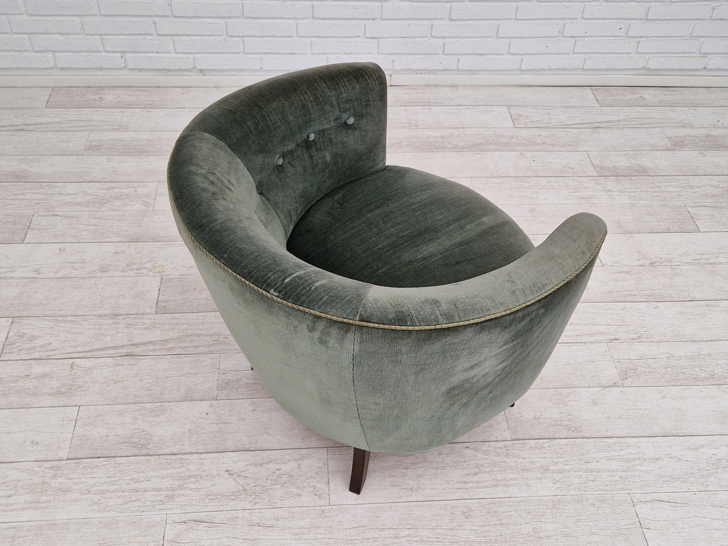 1960s, Danish design, curved loungechair, original very good condition.