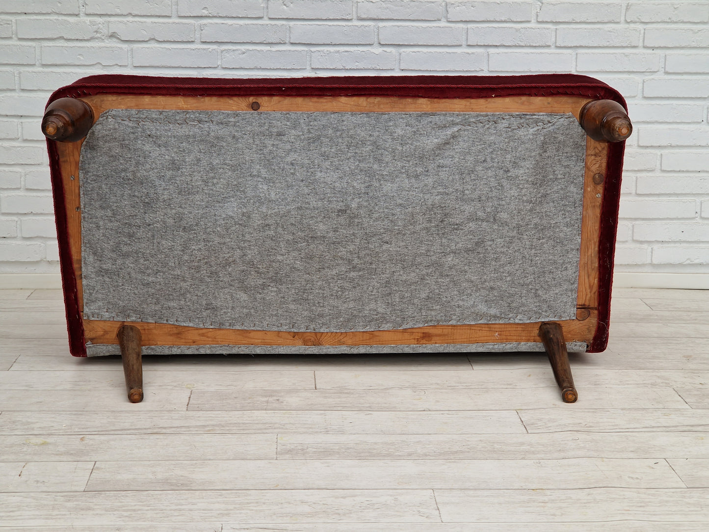 1950s, Danish vintage 2 seater sofa, original very good condition.