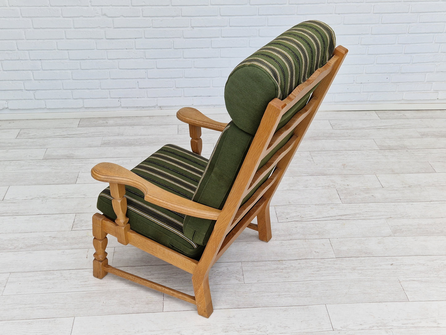 1960s, highback armchair, Danish design, Henning Kjærnulf style, original very good condition