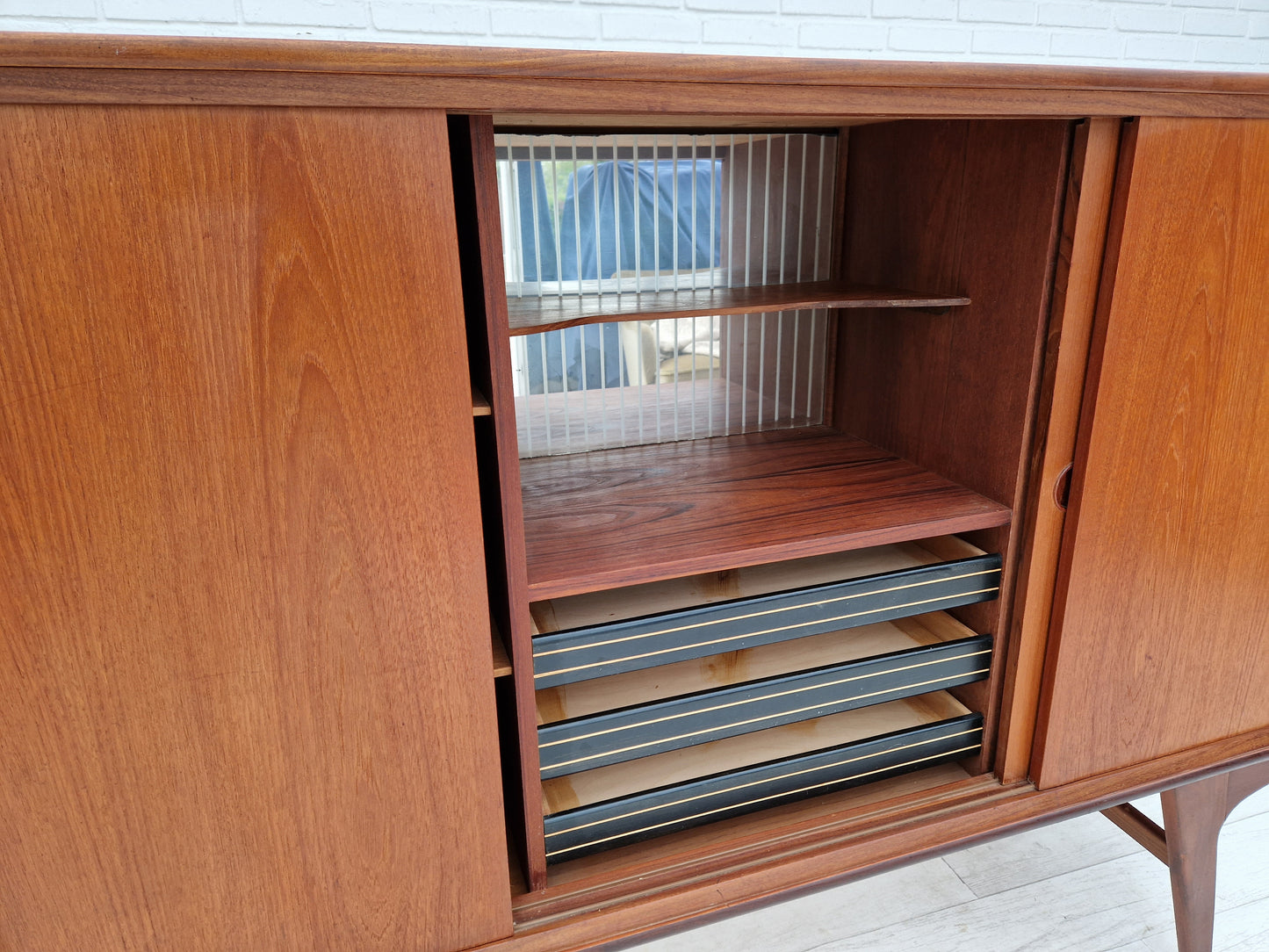 1960s, Vintage Danish cabinet-chest, teak wood.