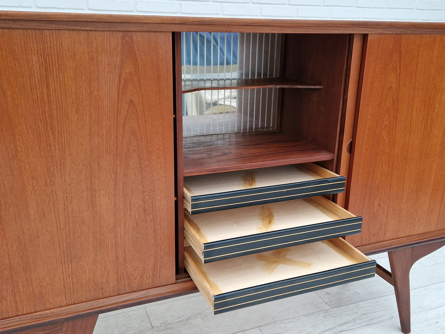 1960s, Vintage Danish cabinet-chest, teak wood.