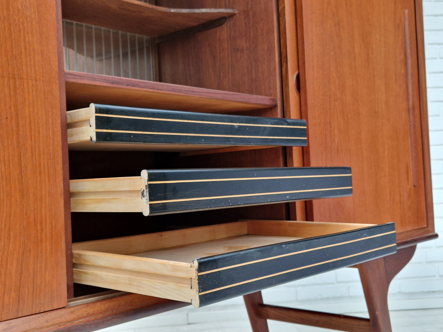 1960s, Vintage Danish cabinet-chest, teak wood.