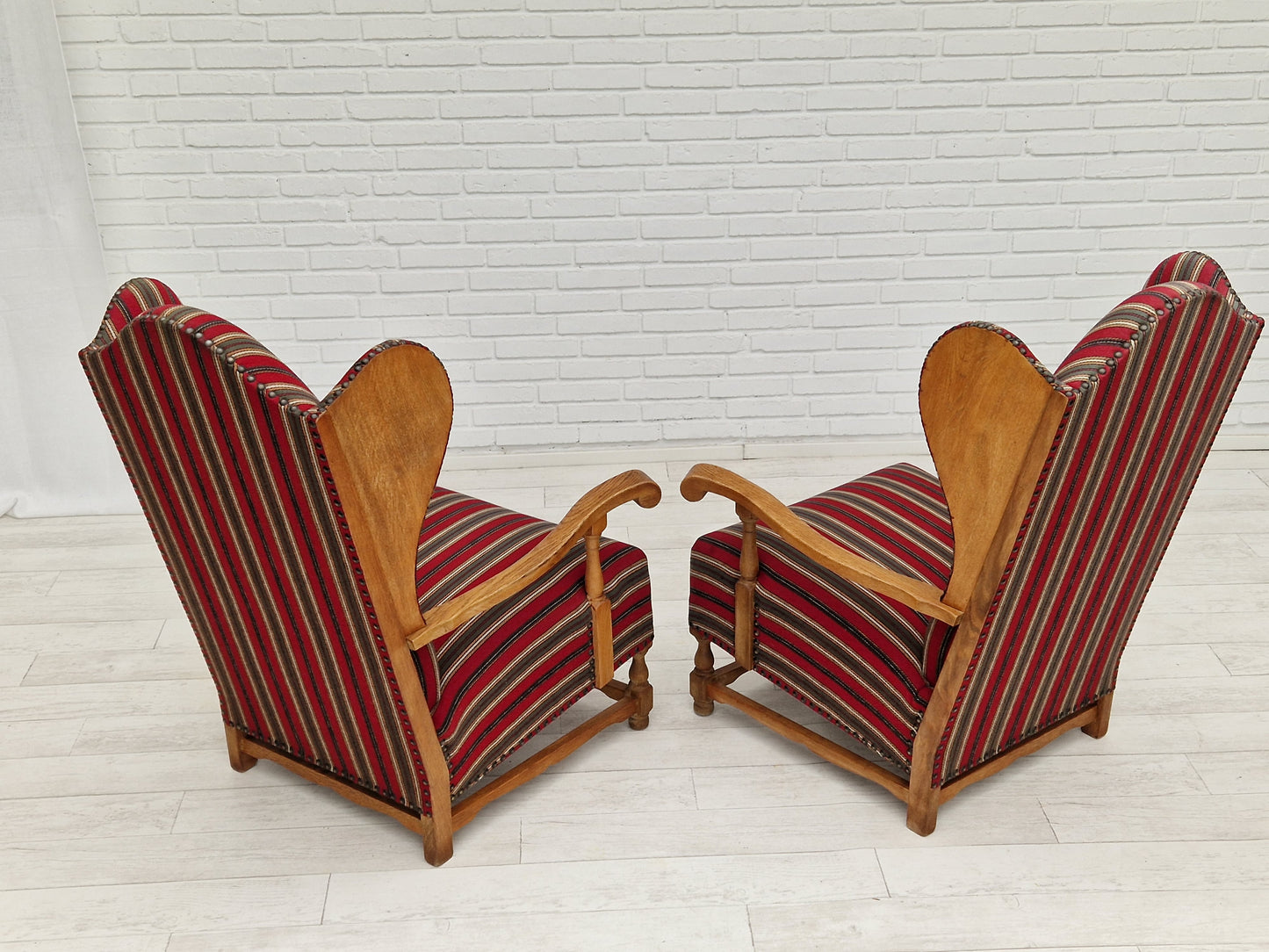 1960s, Vintage Danish, pair of relax chair, original condition.