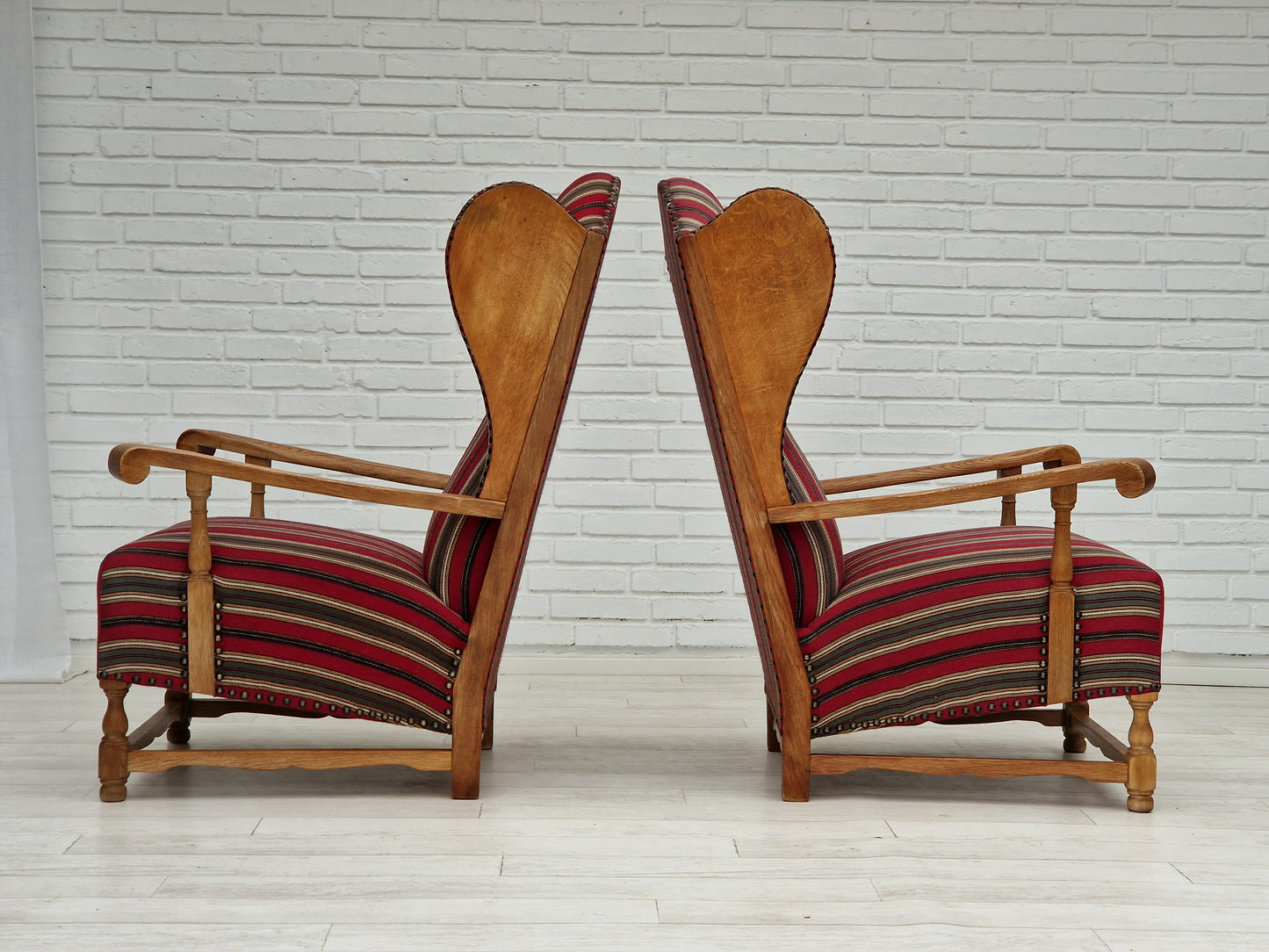 1960s, Vintage Danish, pair of relax chair, original condition.