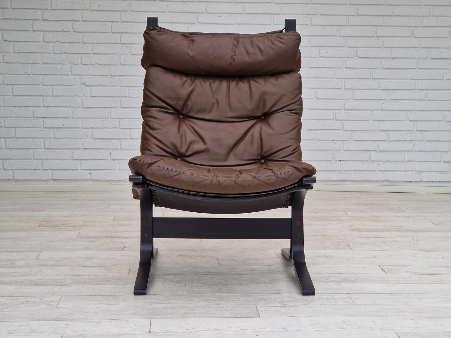 1960’s, Norwegian design, "Siesta" lounge chair by Ingmar Relling, leather, bentwood.