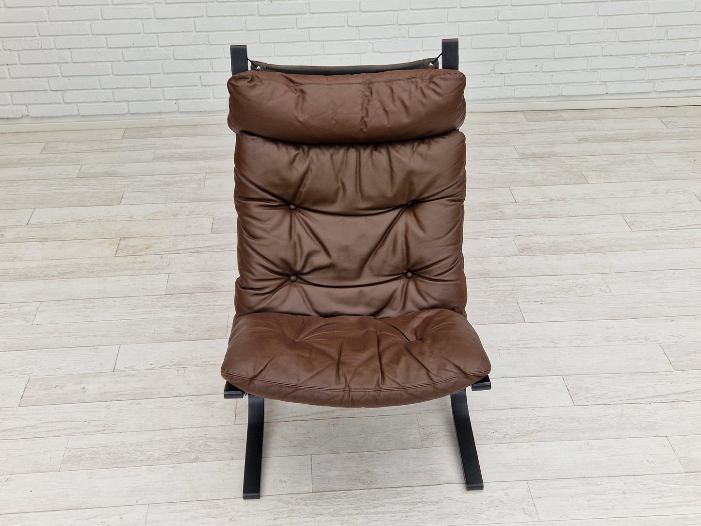 1960’s, Norwegian design, "Siesta" lounge chair by Ingmar Relling, leather, bentwood.