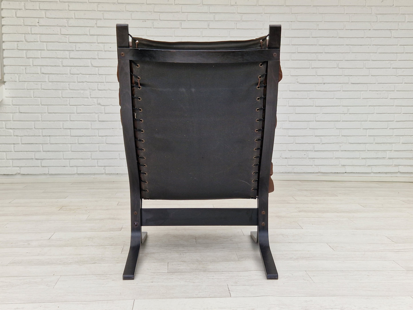 1960’s, Norwegian design, "Siesta" lounge chair by Ingmar Relling, leather, bentwood.