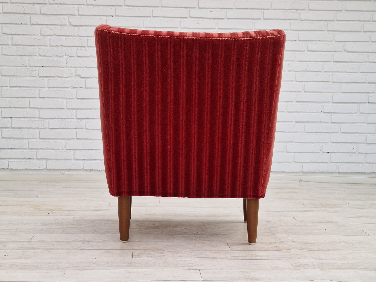 1960s, Danish design, set of 2 armchairs, velour, original very good condition.