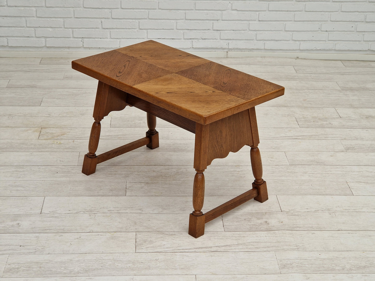 1950s, Danish design, oak wood coffee table, original condition.