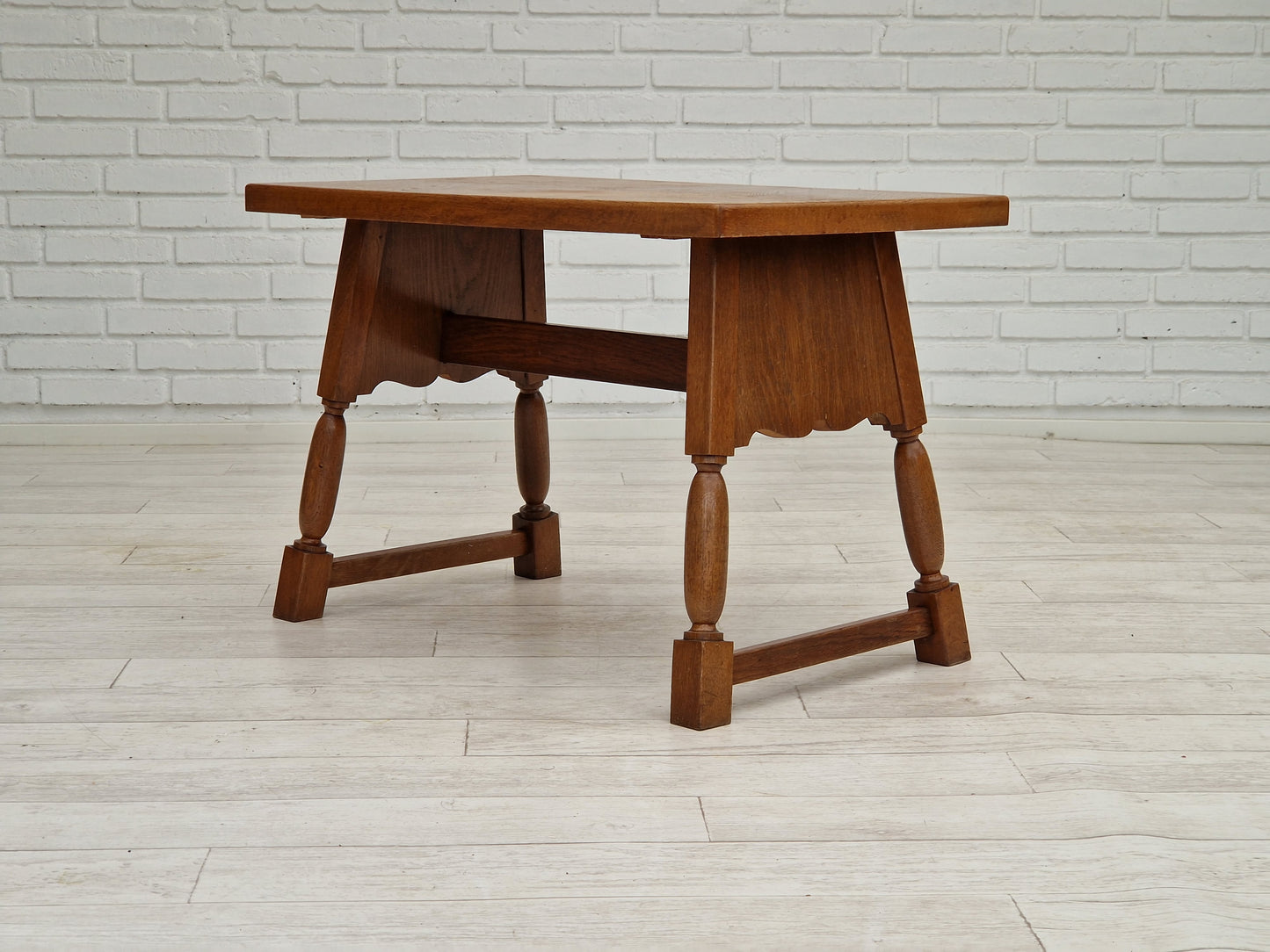 1950s, Danish design, oak wood coffee table, original condition.