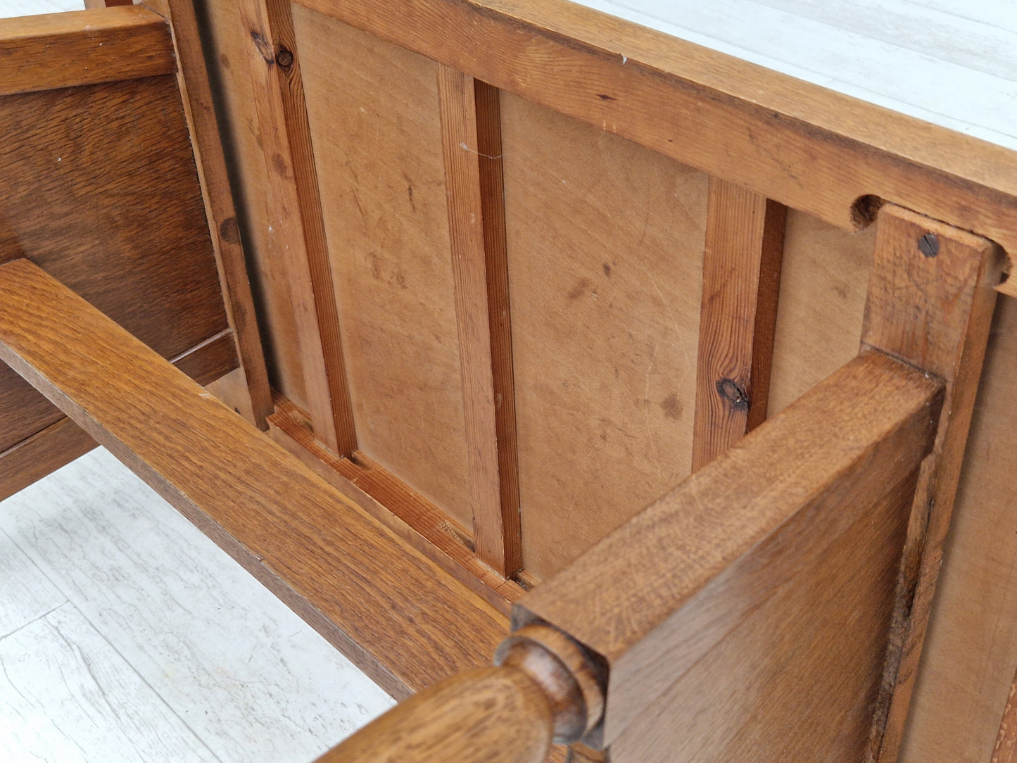 1950s, Danish design, oak wood coffee table, original condition.