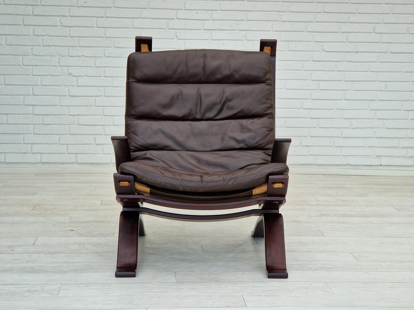 1970s, Danish design by Brammin Møbler, "Focus" lounge chair, original very good condition.