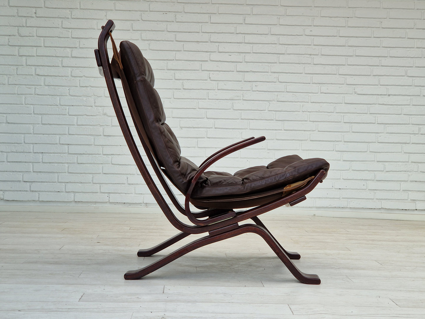 1970s, Danish design by Brammin Møbler, "Focus" lounge chair, original very good condition.