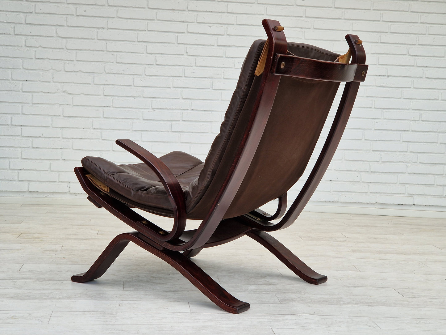 1970s, Danish design by Brammin Møbler, "Focus" lounge chair, original very good condition.