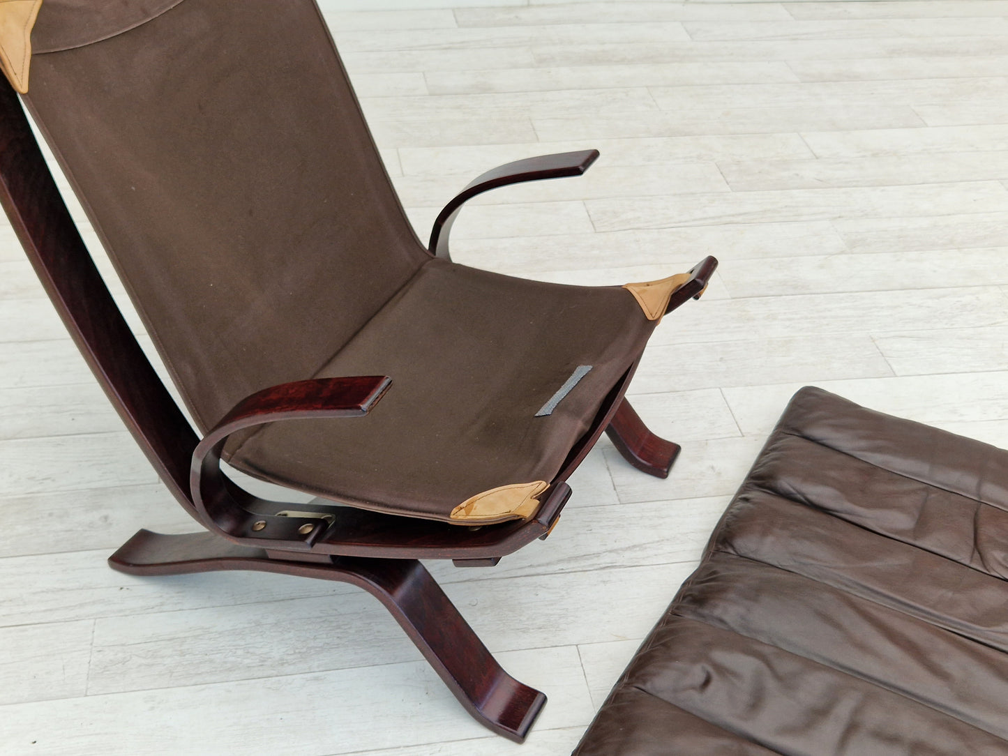 1970s, Danish design by Brammin Møbler, "Focus" lounge chair, original very good condition.