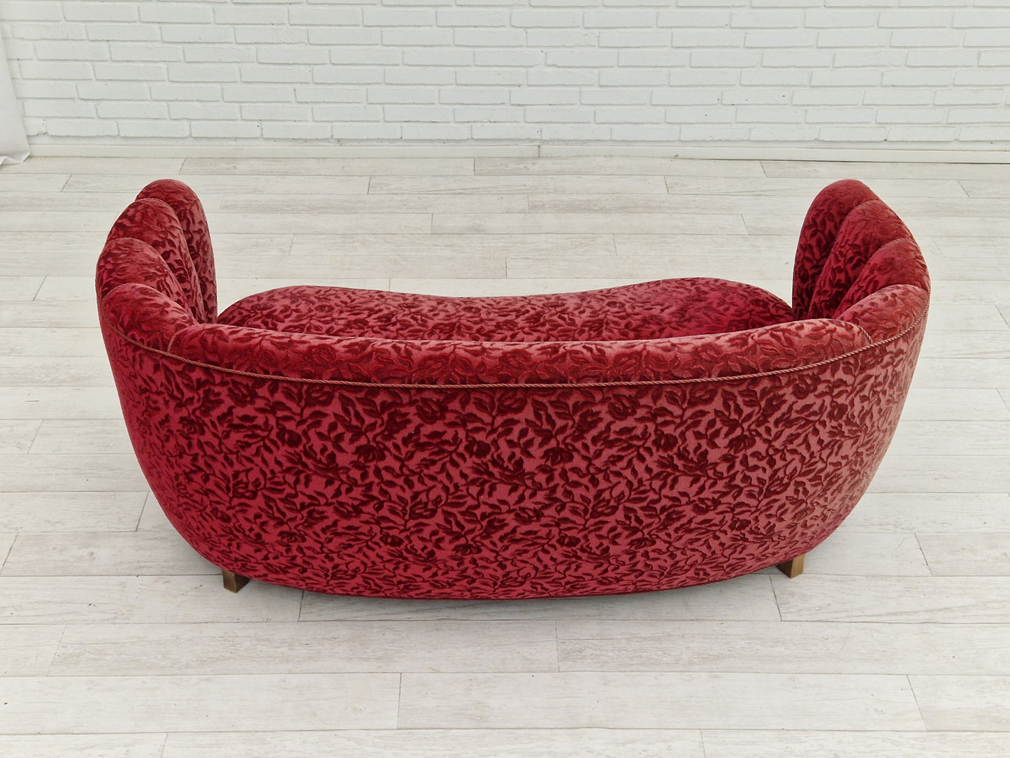 1960s, Danish vintage 2 seater "Banana" sofa, original very good condition.