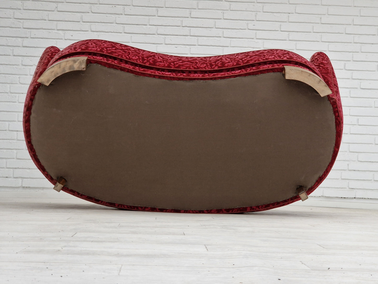 1960s, Danish vintage 2 seater "Banana" sofa, original very good condition.