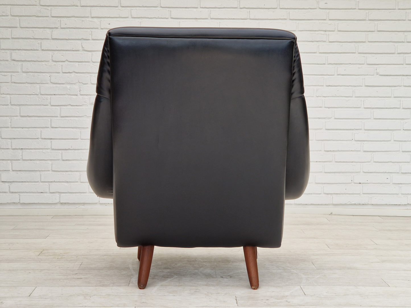 1970s, Danish design by Henry Walter Klein for Bramin Møbler, armchair in original good condition.