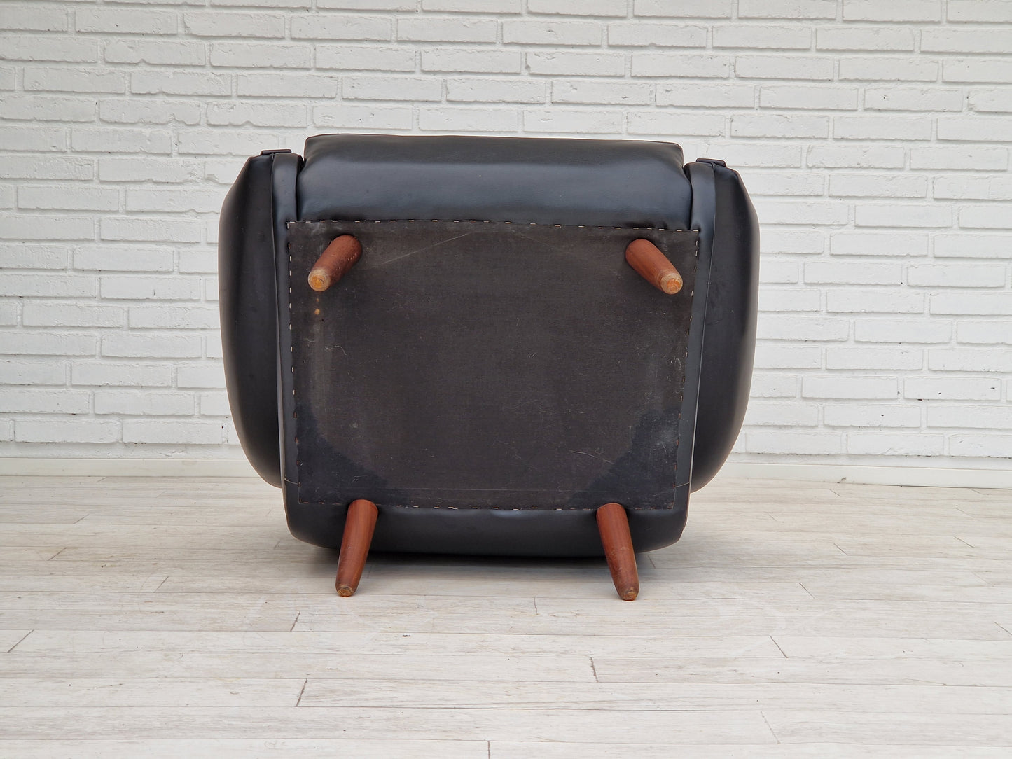 1970s, Danish design by Henry Walter Klein for Bramin Møbler, armchair in original good condition.