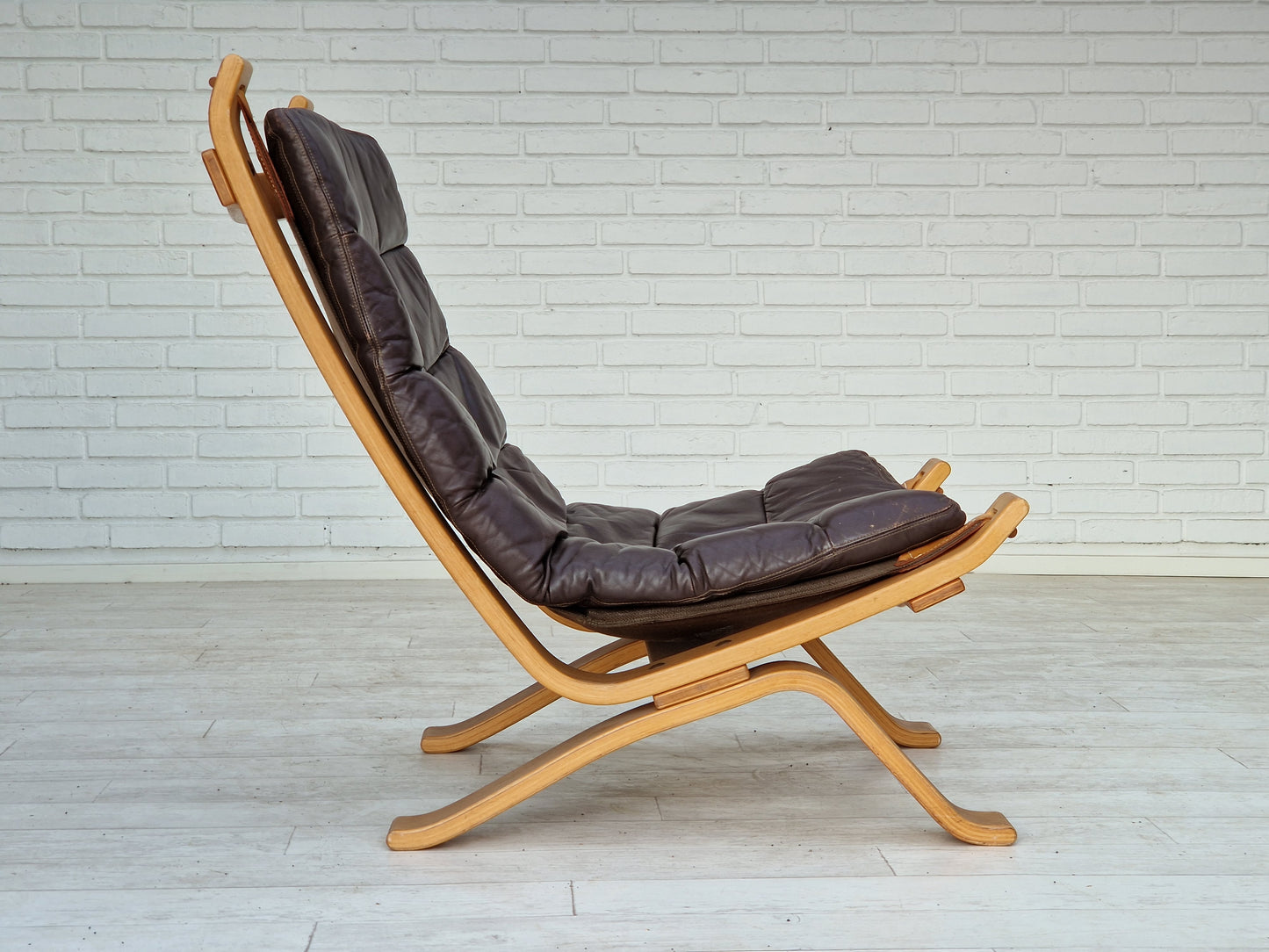 1970s, Danish design by Brammin Møbler, "Focus" lounge chair, original very good condition.