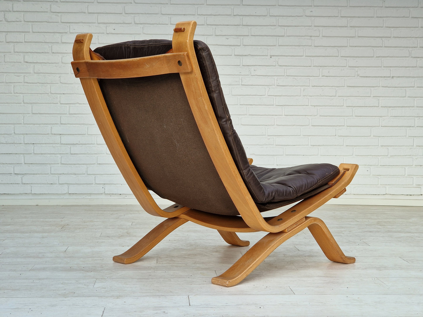 1970s, Danish design by Brammin Møbler, "Focus" lounge chair, original very good condition.