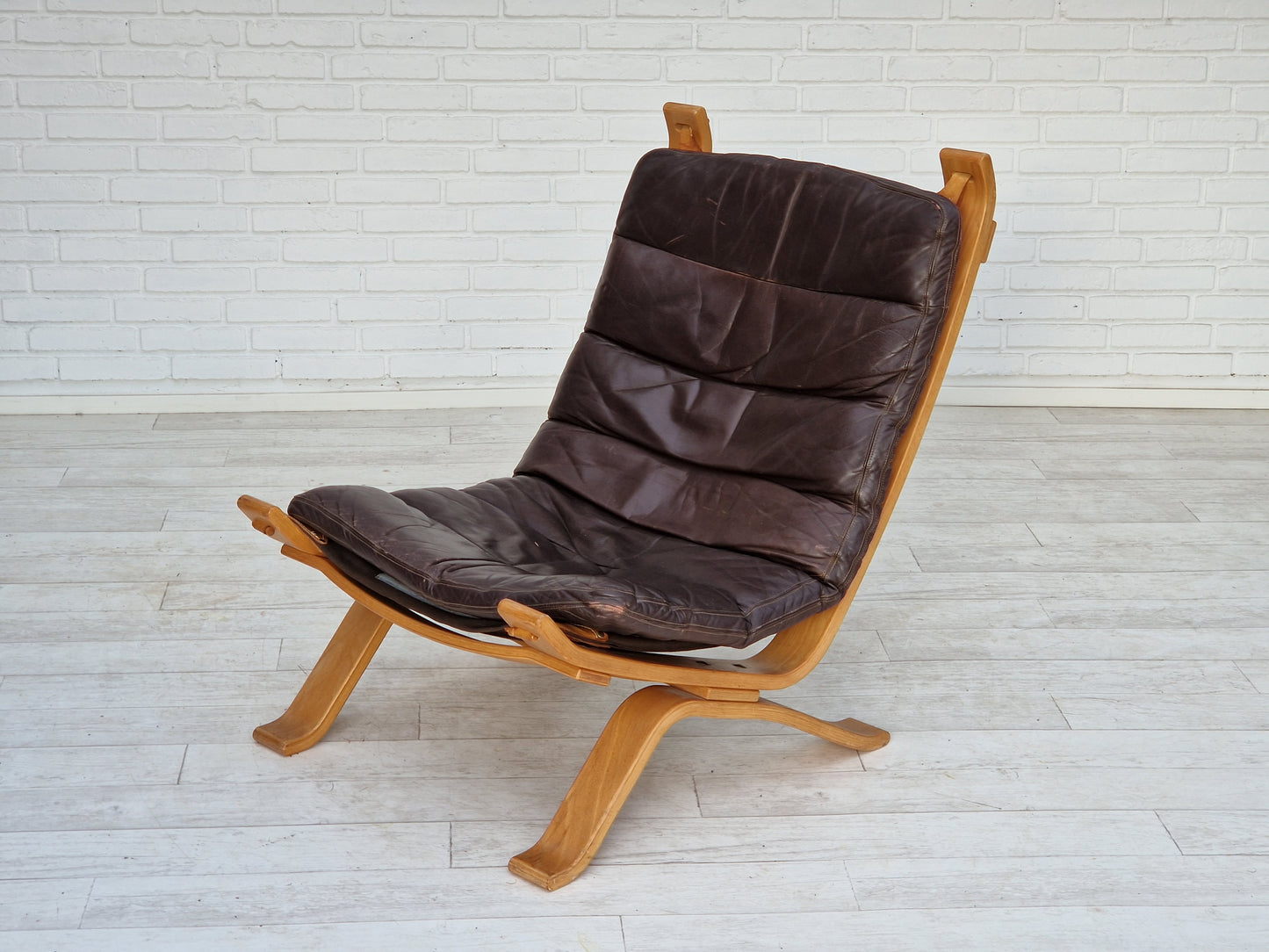 1970s, Danish design by Brammin Møbler, "Focus" lounge chair, original very good condition.