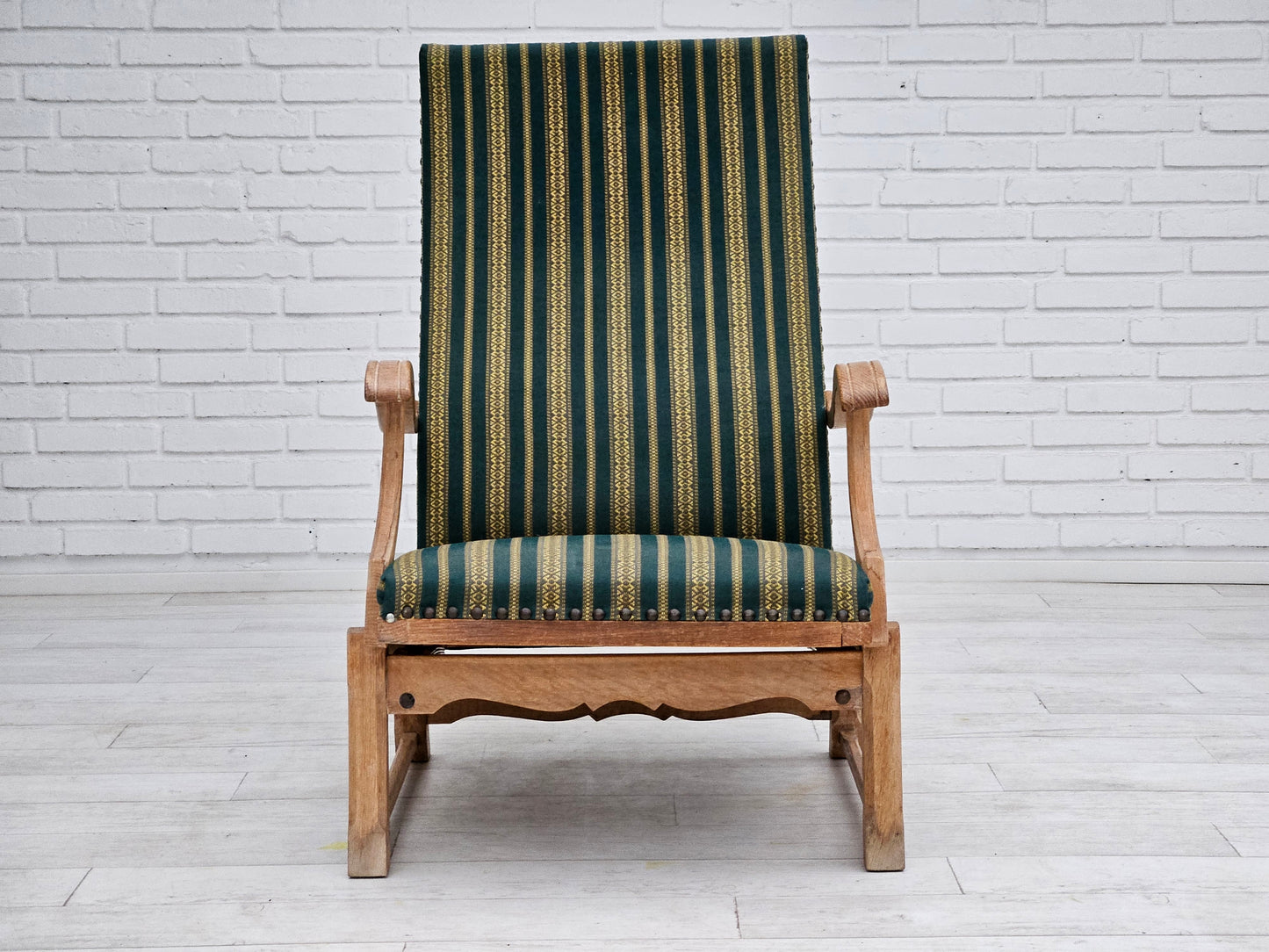 1950-60s, Danish highback rocking chair, original very good condition.