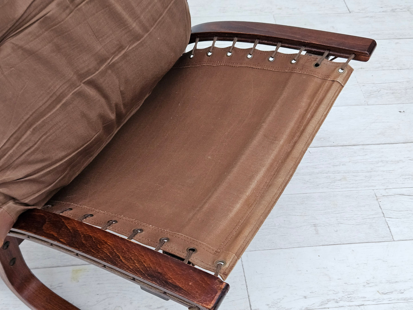 1970’s, Norwegian design, "Siesta" lounge chair by Ingmar Relling, leather, bentwood.