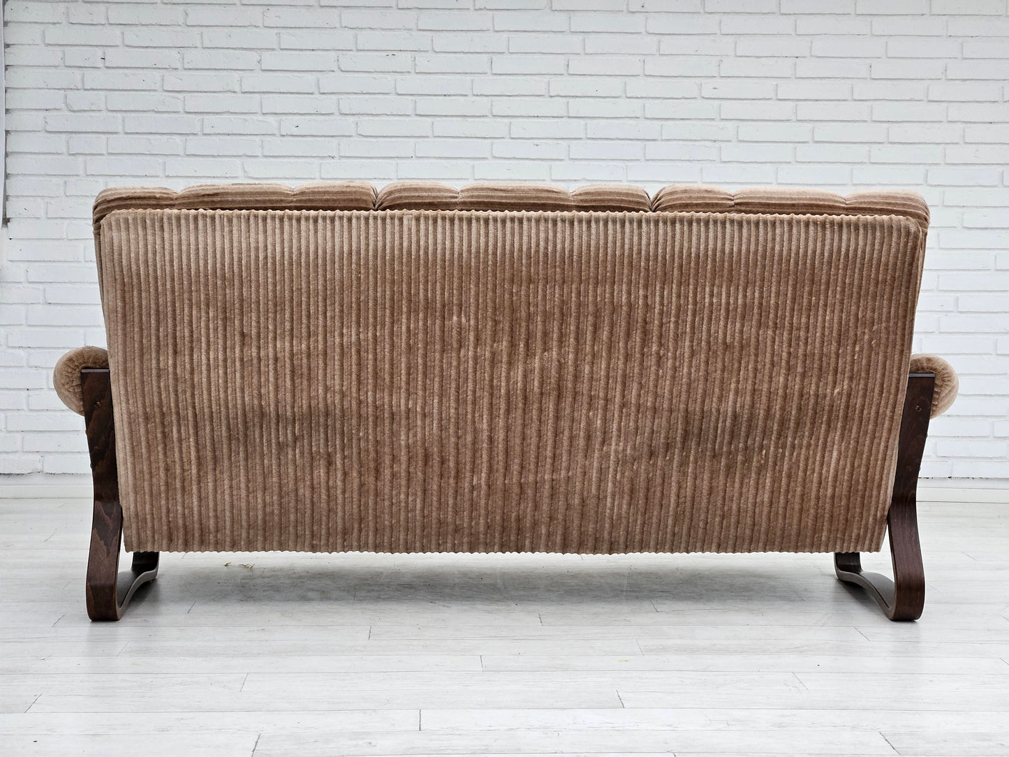 1970s, 3 seater Danish sofa, original very good condition, corduroy.