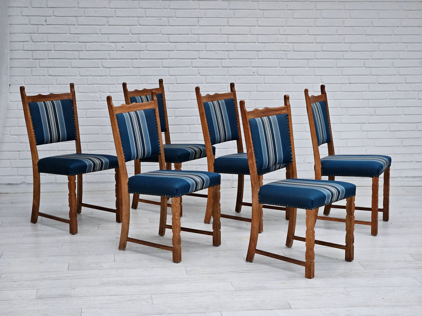 1970s, set of Danish dinning chairs, original good condition.