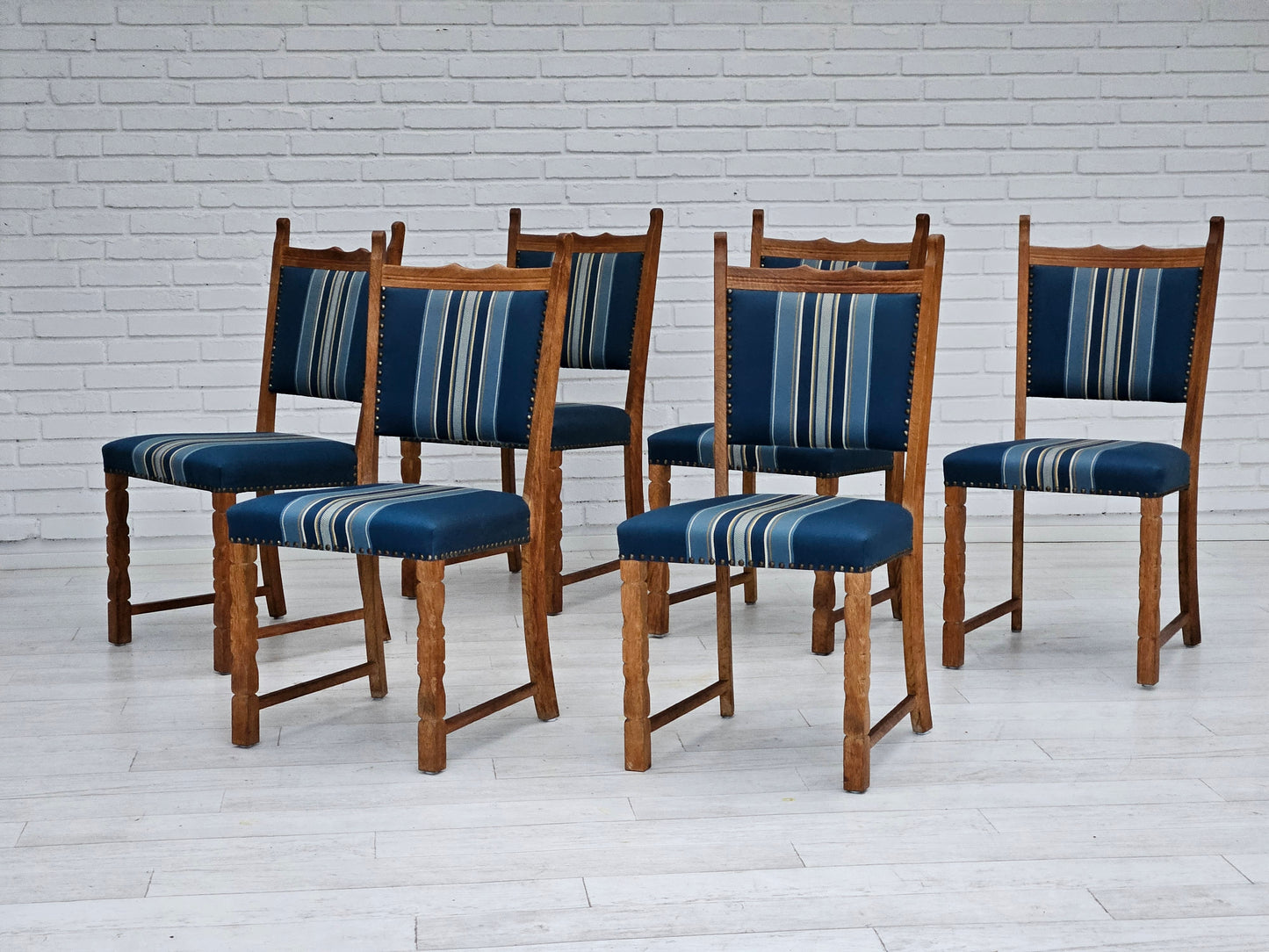 1970s, set of Danish dinning chairs, original good condition.