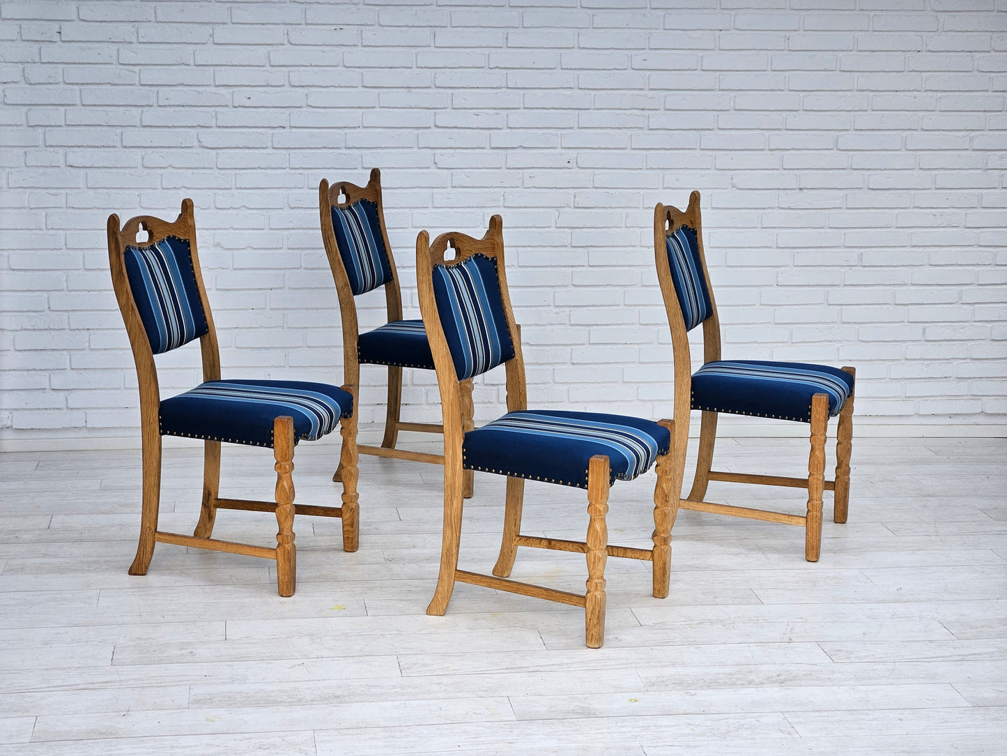 1960s, set of 4 pcs Danish dinning chairs, original very good condition.