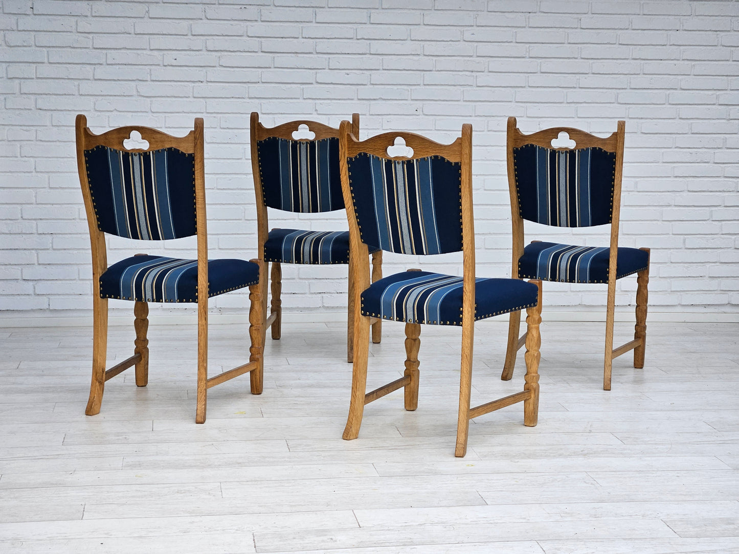 1960s, set of 4 pcs Danish dinning chairs, original very good condition.