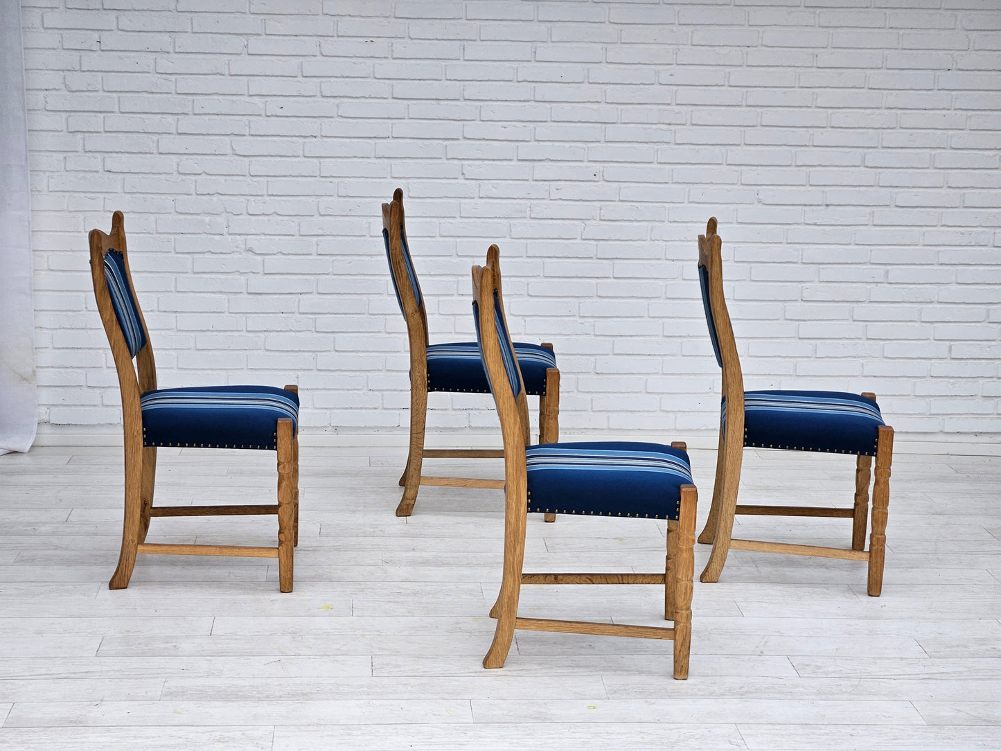 1960s, set of 4 pcs Danish dinning chairs, original very good condition.