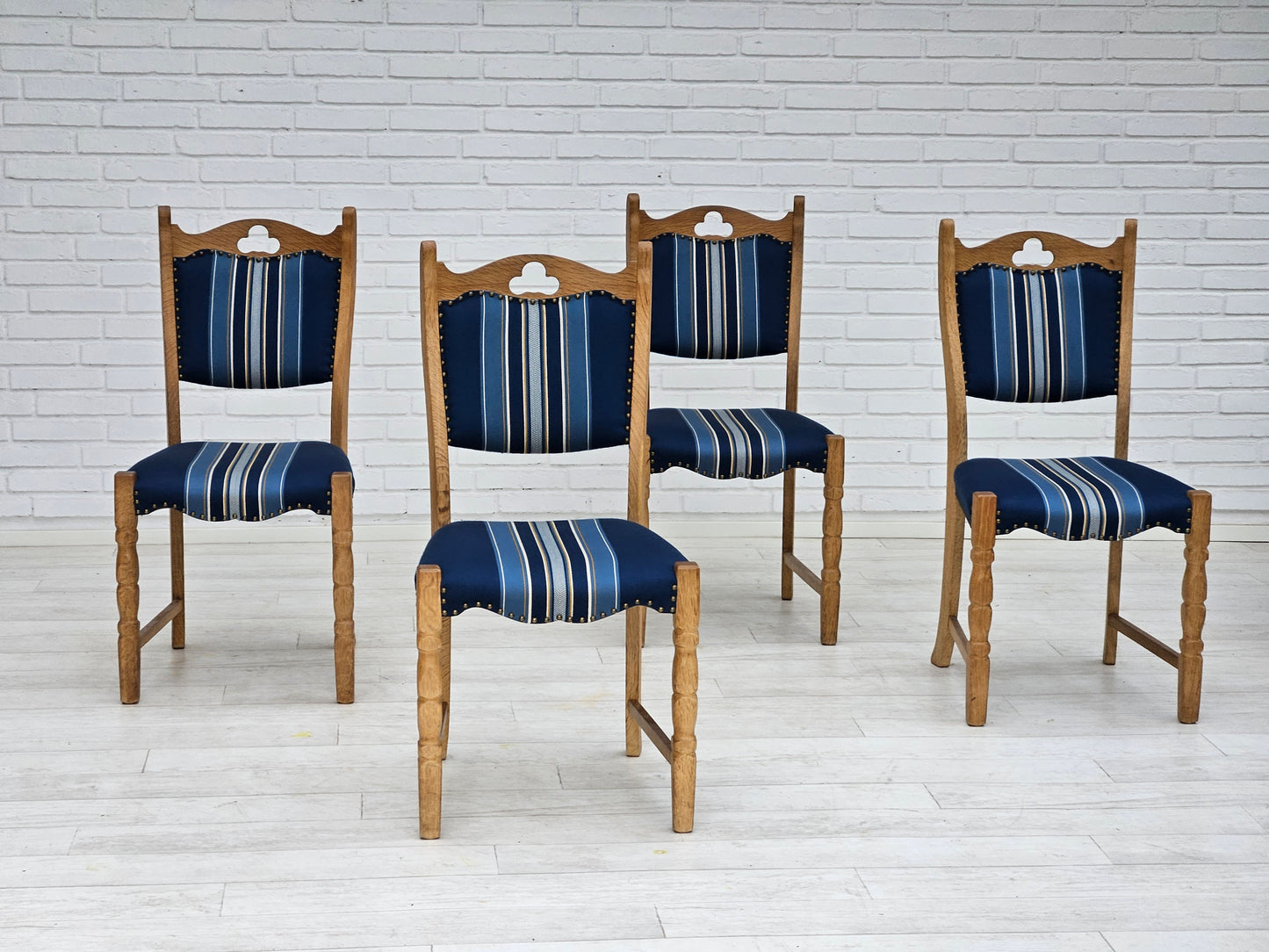 1960s, set of 4 pcs Danish dinning chairs, original very good condition.