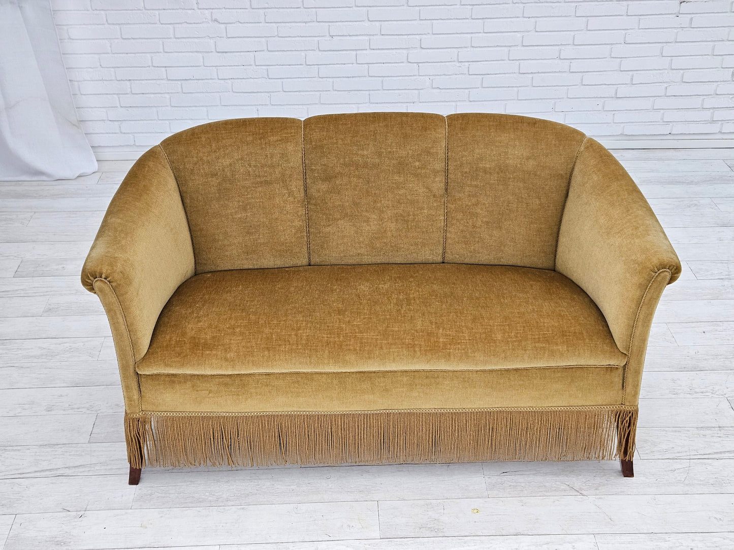 1960s, Danish vintage 2 seater sofa, original very good condition.